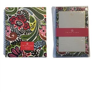 Trina Turk Hard Cover Spiral Bound Notebook and Notepad Bundle